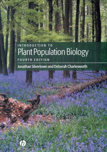 Introduction to Plant Population Biology by Jonathan Silvertown
