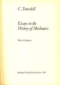 Favourite Maths Books - Essays in the History of Mechanics by Clifford Truesdell