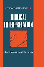 The best books on Jesus - Biblical Interpretation by Robert Morgan