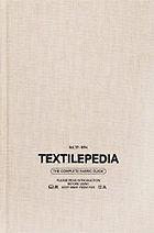 Sewing Books for Beginners - Textilepedia: The Complete Fabric Guide by Fashionary