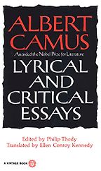 The Best Books by Albert Camus - Lyrical and Critical Essays by Albert Camus The Best Books by Albert Camus - Lyrical and Critical Essays by Albert Camus