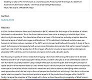 The best books on Black Holes - The Event Horizon as a Vanishing Point: a History of the First Image of a Black Hole Shadow from Observation by Emilie Skulberg The best books on Black Holes - The Event Horizon as a Vanishing Point: a History of the First Image of a Black Hole Shadow from Observation by Emilie Skulberg