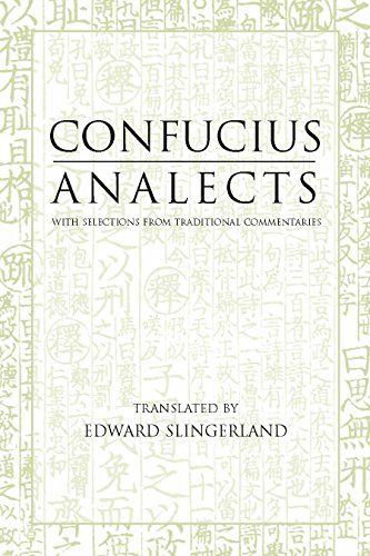 Analects Confucius (trans. Edward Slingerland)