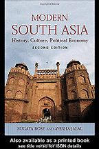 The best books on India - Modern South Asia by Sugata Bose and Ayesha Jalal