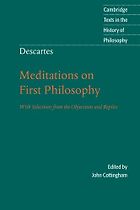 The best books on The Philosophy of Information - Meditations on First Philosophy by René Descartes