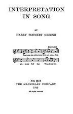 The best books on Opera - Interpretation in Song by Harry Plunket Greene The best books on Opera - Interpretation in Song by Harry Plunket Greene