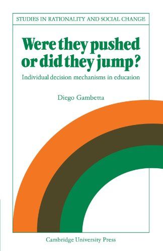 Were They Pushed or Did They Jump? by Diego Gambetta