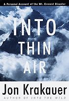 The best books on National Security - Into Thin Air by Jon Krakauer