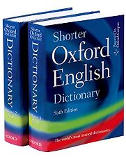 Shorter Oxford English Dictionary by Oxford University Press Shorter Oxford English Dictionary by Oxford University Press