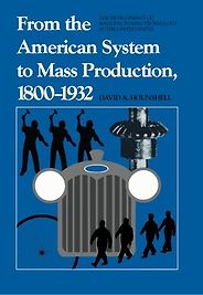 The best books on American Economic History - From the American System to Mass Production, 1800-1932 by David A Hounshell The best books on American Economic History - From the American System to Mass Production, 1800-1932 by David A Hounshell