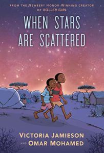 The Best Audiobooks for Kids of 2020 - When Stars Are Scattered by Omar Mohamed and Victoria Jamieson, narrated by Faysal Ahmed (and full cast)