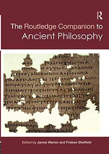 Routledge Companion to Ancient Philosophy by James Warren