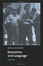 Economics and Language by Ariel Rubinstein Economics and Language by Ariel Rubinstein