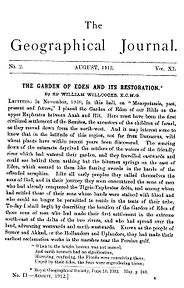 The best books on Democracy in Iraq - The Garden of Eden and Its Restoration by Sir William Wilcocks The best books on Democracy in Iraq - The Garden of Eden and Its Restoration by Sir William Wilcocks