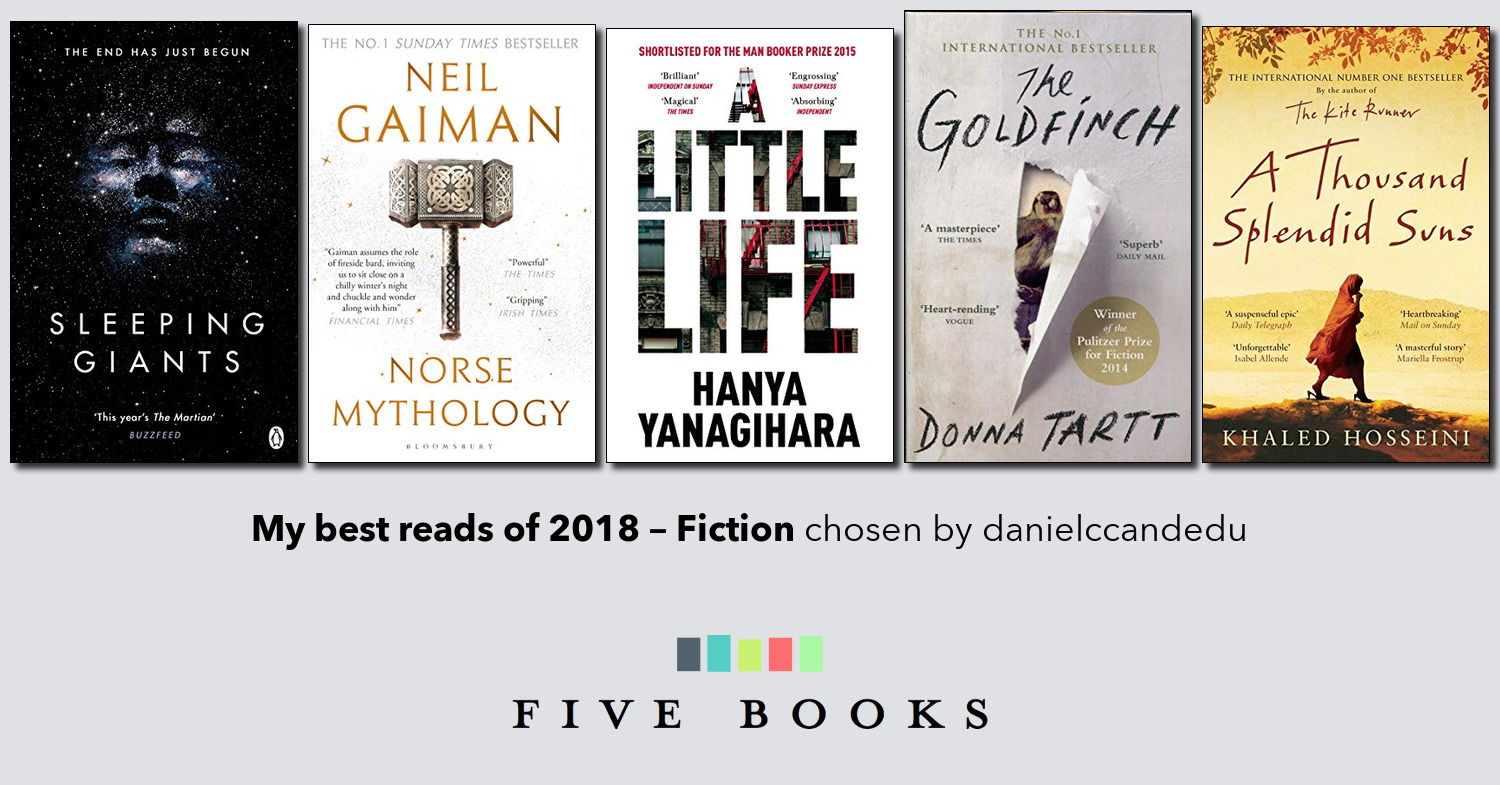 My best reads of 2018 - Fiction - Five Books Reader List