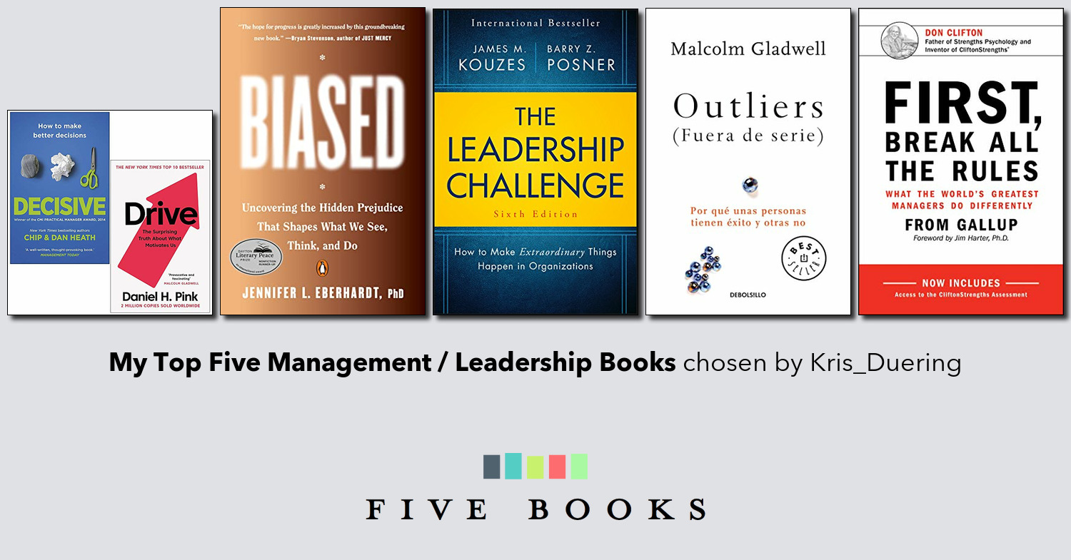 My Top Five Management / Leadership Books - Five Books Reader List