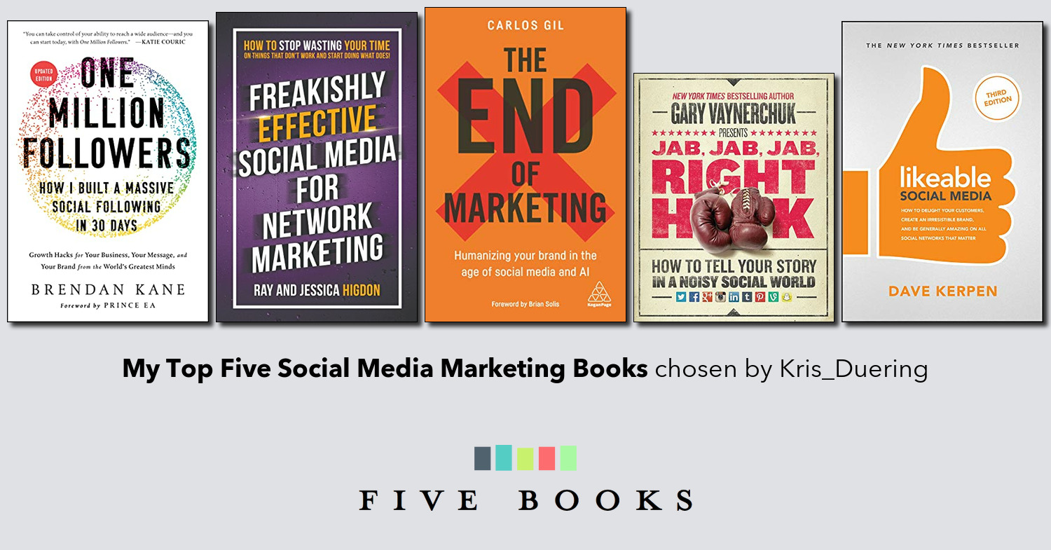 My Top Five Social Media Marketing Books Five Books Reader List
